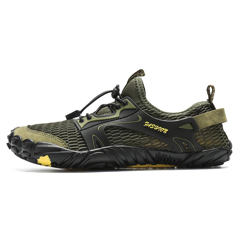 Men's Non-Slip Five-Finger Water Shoes for Hiking, Creek Wading, and Fishing
