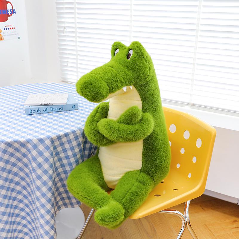 Crocodile Couple Cloth Dolls - Fun Friendship Gift for Birthdays, Unisex 24 cm