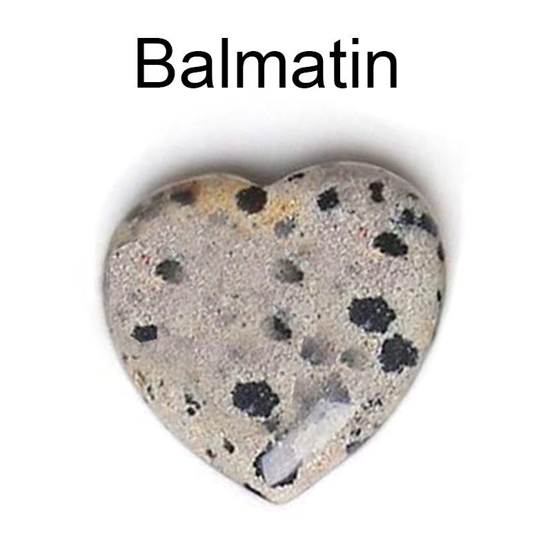 Heart-Shaped Natural Crystal Gemstone Pendant (20mm)