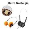 Fashion Classic Underwire Headphone Music Mp3 Walkman Portable Wired Small Headphones Sports Photo Props