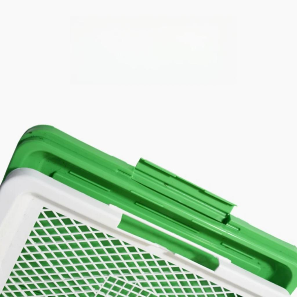 New Reusable, Washable, Splashproof Artificial Grass Dog Potty Training Toilet for Dogs - Pet Supplies Puppy Pad Tray, Pet Dog T