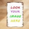 Cartello Metallico Personalizzato con Foto Targa Vintage Decorazione Murale con Foto Personalizzata per Casa Bar Garage Regalo Ideale per Famiglia Amici