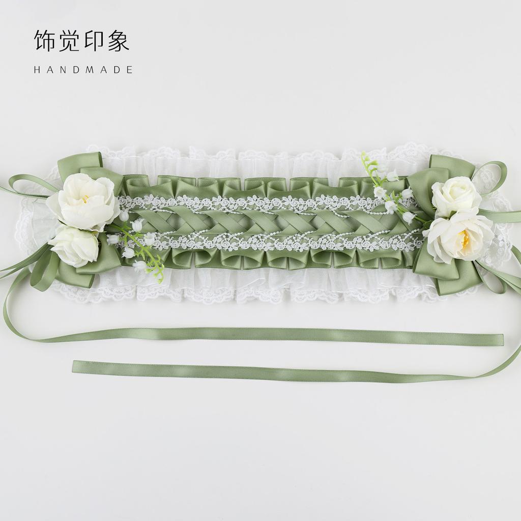 Lace Handmade Lolita Pastoral Bnt Hair Accessories Original Lolita Headband