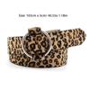 Women Round Buckle Belt Fashionable Casual Adjustable Comfortable Texture Belt for Formal Loose