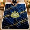 Coperta di Flanella Newcastle United Calcio Calda Morbida Plaid per Uso Interno Divano Letto Soggiorno