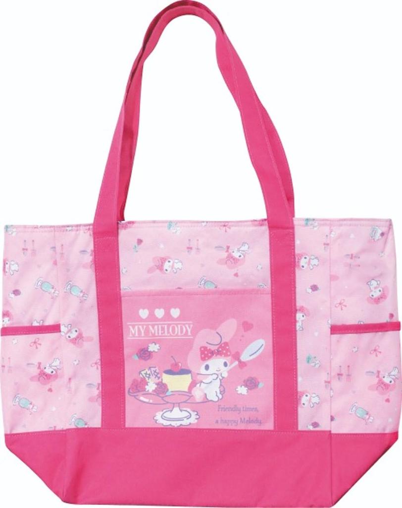 Planning Sanrio Insulated Tote Pastel My W45 x H33 x SBS522 J's Bag, Pop, Melody, D17cm,