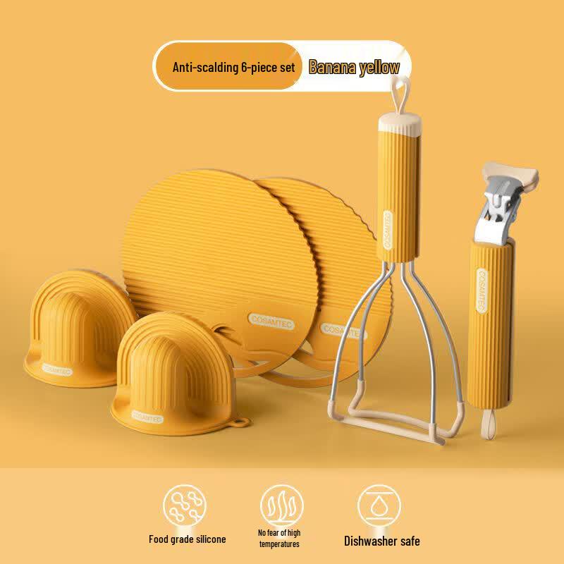 Thickened Anti-scald Leather Oven Gloves