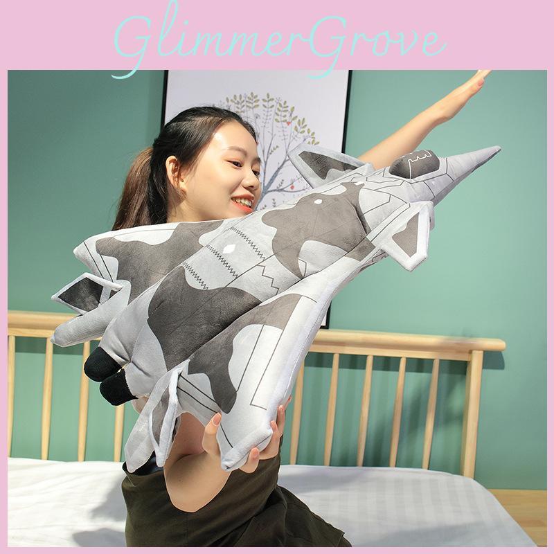 Shaped Plush Airplane Pillow Blanket Toy Stuffed Doll Decoration Gifts Kids