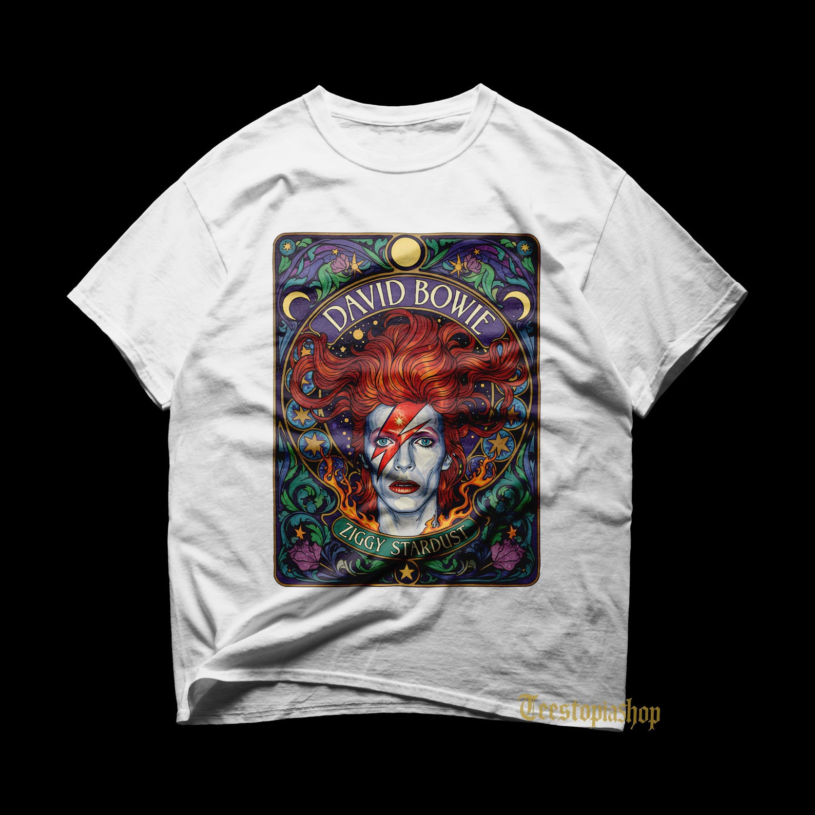 David Bowie T shirt - Classic Rock Shirt - David Bowie Low Shirt - David Bowie Hunky Dory - David Bowie Merch - Unisex Rock Apparel M