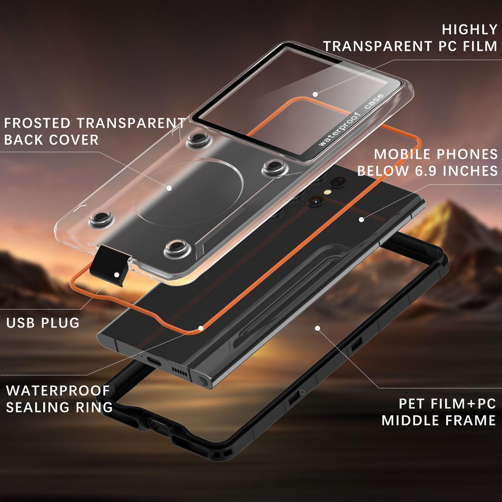 Wasserdichte Telefon Fall GeeignetUniversal Wasserdichte Handy Fall Allinclusive Versiegelt Tauchen