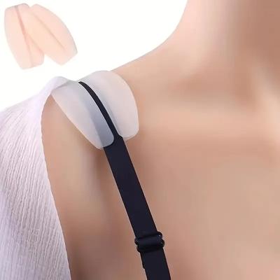 2/1 PZ Cuscinetti Antiscivolo in Silicone per Spalline del Reggiseno Spalline Reggiseno Biancheria Intima Invisibile Antiscivolo Sollievo dalla Pressione Spalline Artefatto