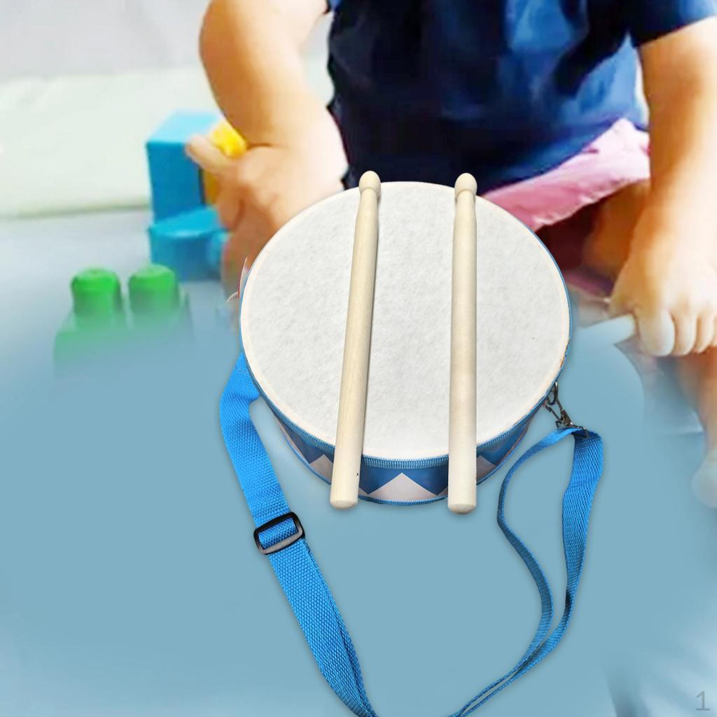 8 Inch Wooden Drum Set for Kids, Ideal Birthdays and Special Occasions