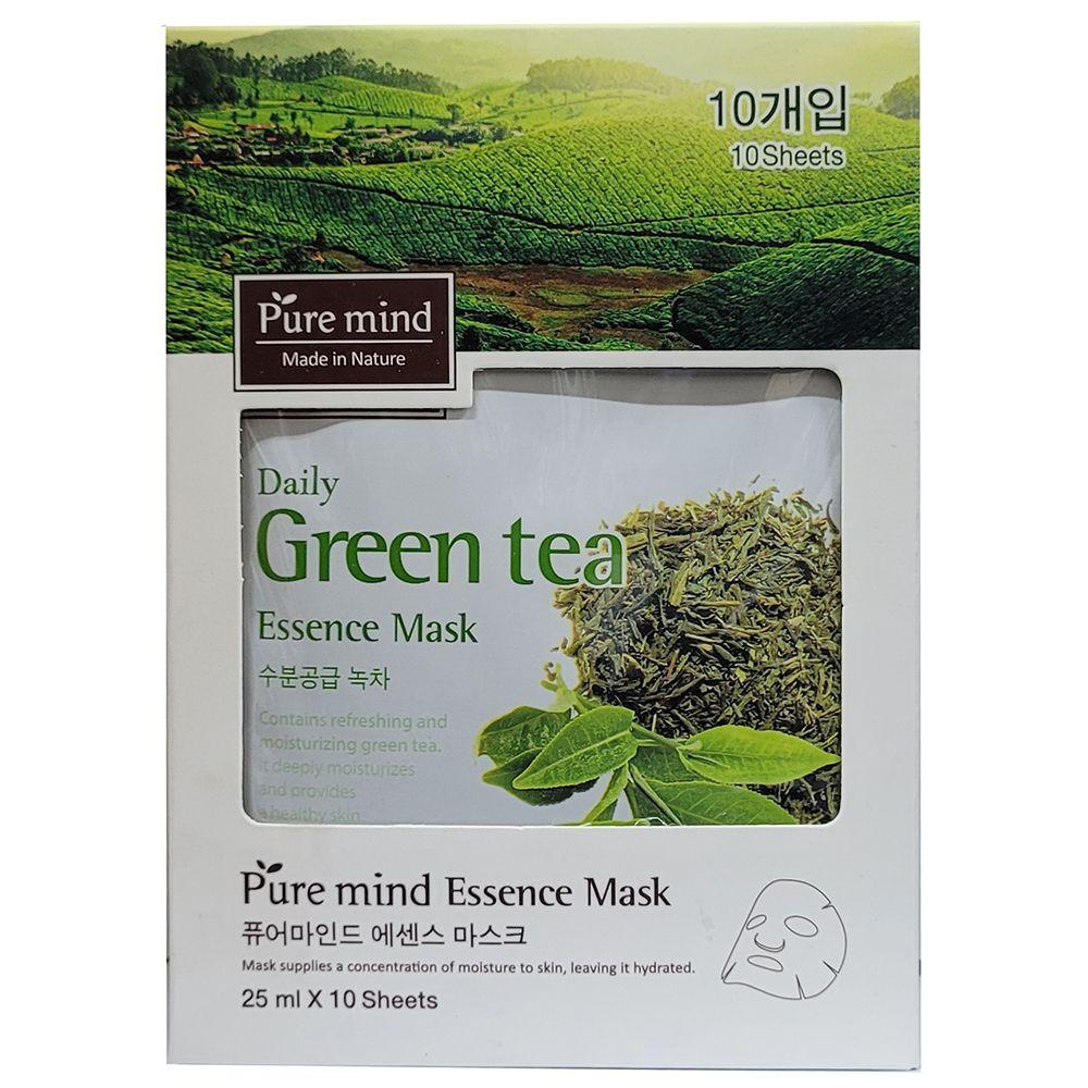 Clear and gentle green tea care moisture mask pack 10P for JIJTTHGB skin