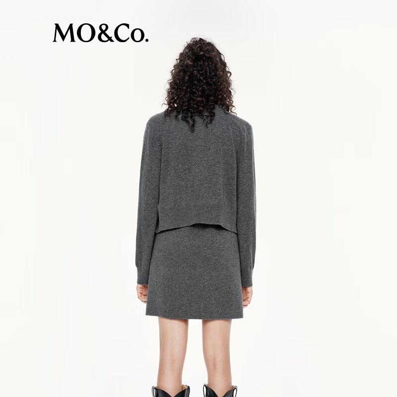 MO&Co. C+ Series H-Line Knit Cardigan Dress