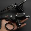 New Black Electric Disc Brake Universal Aluminum Alloy Brake Oil Pump 4 Styles Brake Pumps