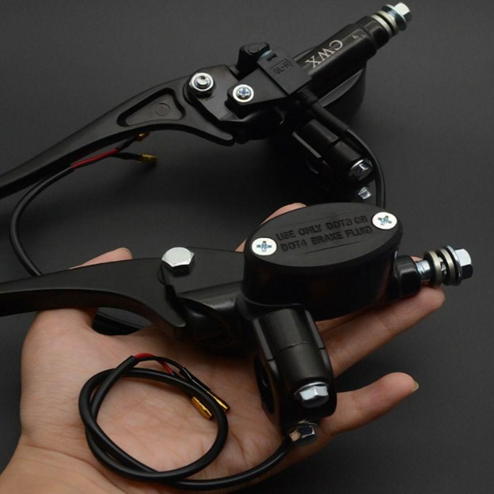 High Quality Black Electric Disc Brake Aluminum Alloy Universal Oil Brake 4 Styles Brake Pumps