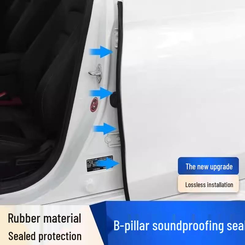 Car Soundproof & Dustproof Sealing Strip for Pillars, Dashboard, Hood, Trunk, and Doors
