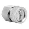 G1/4 Copper Chromeplated Single Sprayer Head Spray Misting Nozzle for Farmland Fruit TreeStraight