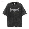 DEATH ANGEL Grey Logo T SHIRT Brand New S M XL 2XL Long or Short Sleeves Vintage Washed Casual Top For Everyday Wear Breathable