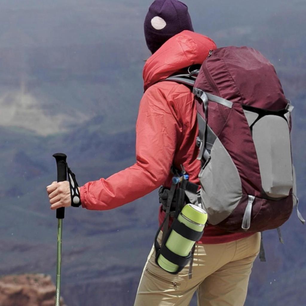Adjustable Outdoor Tactical Kettle Cover: Portable Insulated Cup Sleeve & Backpack Pendant