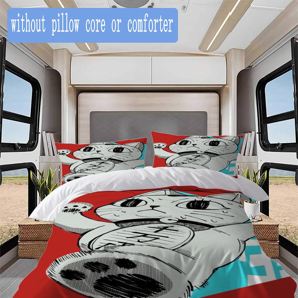 Turbo Granny Pattern Bedding,Quilt Set Quilt Cover Pillowcase Home Birthday Gift (1*duvet cover+2*pillowcase,without core)SSJT0917148