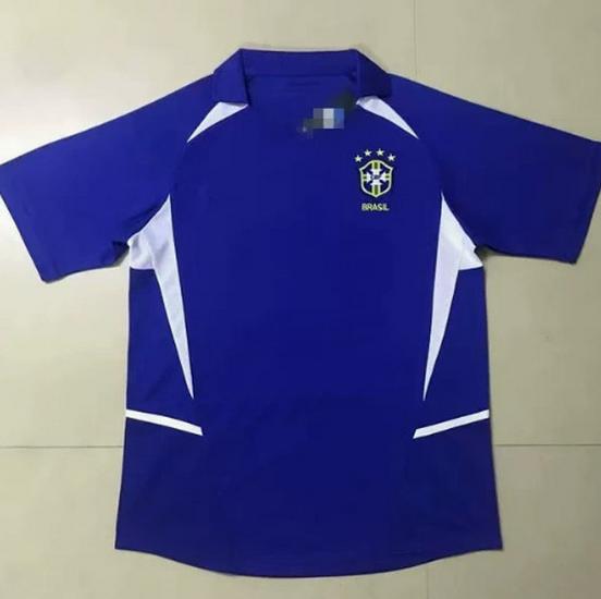 Camiseta de Fútbol Retro de Brasil del Mundial 2002: Carlos #6, Ronaldo #9, #11, y Ropa Ball.