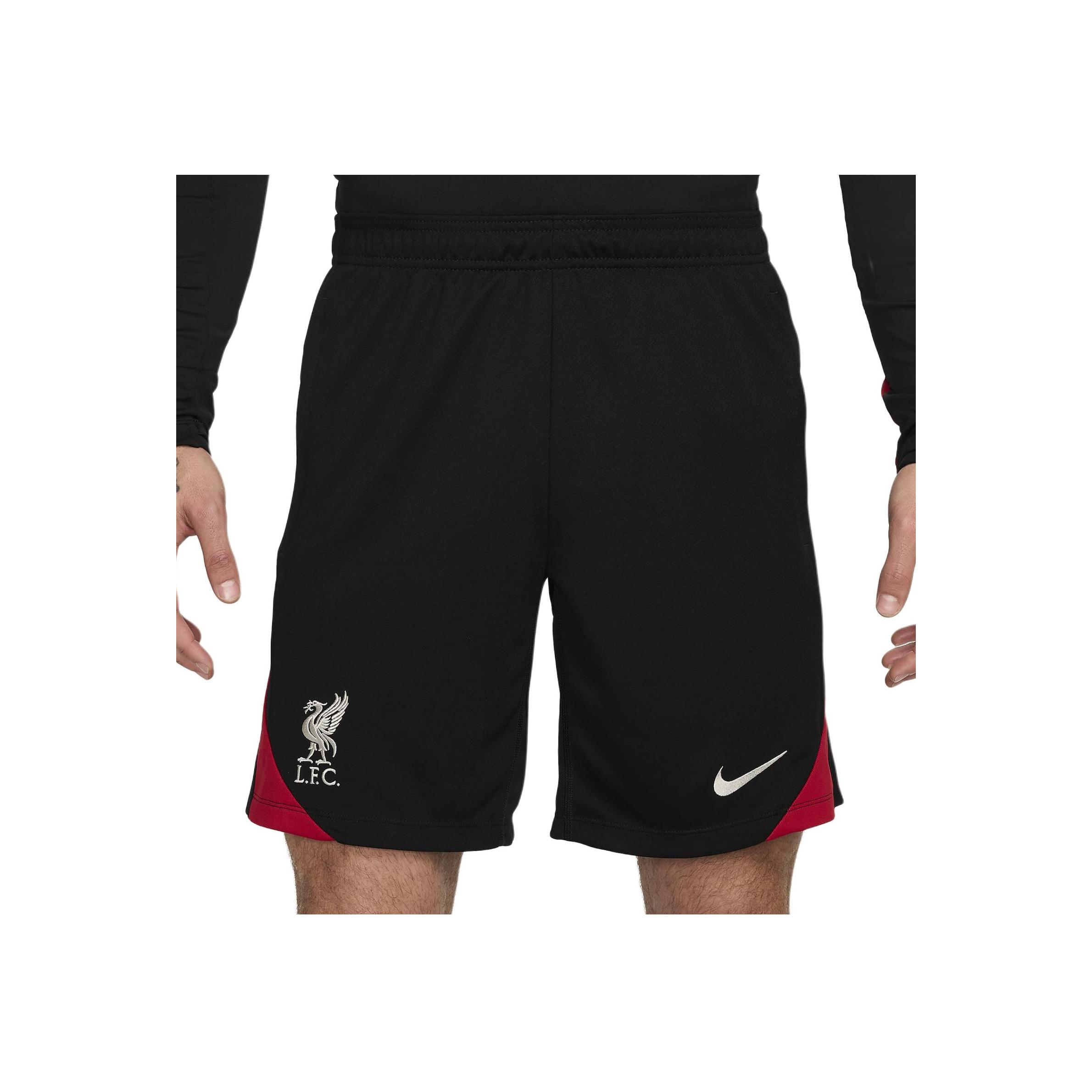 

Новые мужские трикотажные шорты Nike Liverpool FC Strike с технологией Nike Dri FIT для футбола FN9392-010 S