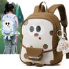 Cartoon Kids School Backpack With Breathable Nylon For Preschool Boys And Girls