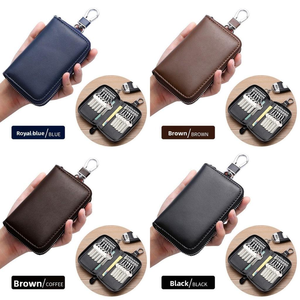Urban Minimalist Pu Key Wallet With Chain For Men And Women Daily Use
