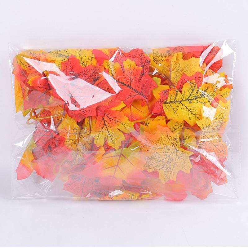 Herbst-Ahornblatt-Kranz Schmuck Saisonaler Ahornkranz Dekorationen für Treppenhaus Rahmen Türrahmen Herbst Dekoration