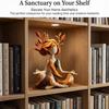 Mindfulness Abstracte Yoga Beeldje Hars Woondecoratie Standbeeld Bureau
