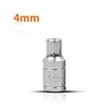 Slotted Ratchet Lock Design 14 Socket Wrench Head Sleeve for Secure Grip 1pc