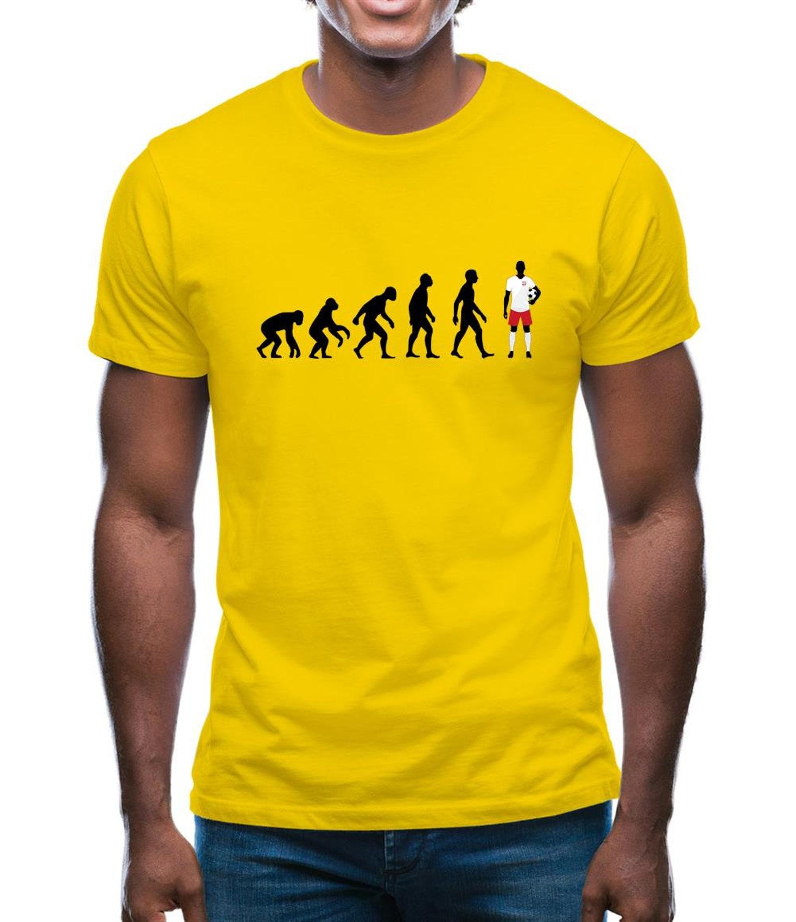 Evolution Of Man Poland Mens T-Shirt L