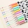 10 pz 0.38mm Penne Gel Impugnatura Comoda Portatile Inchiostro Uniforme Creativo Scrittura Liscia Multicolor Design Della Mucca Firma Penne Forniture Per Ufficio