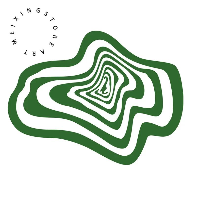 Creative Irregular Rug Living Room Carpet Black White Geometry Home Decoration Floor Mat Bedroom Area Rugs Entrance Doormat