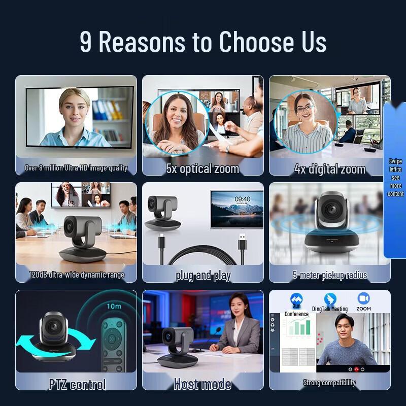 HIKVISION 4K UHD PTZ USB Conference Camera (CN version)