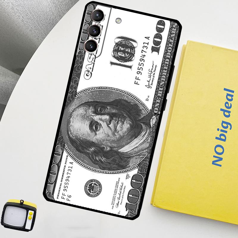 Pouzdro Benjamins Funda pro Samsung Galaxy S22 Ultra S23 FE S9 S10 Note 10 Plus Note 20 Ultra S20 S21 FE
