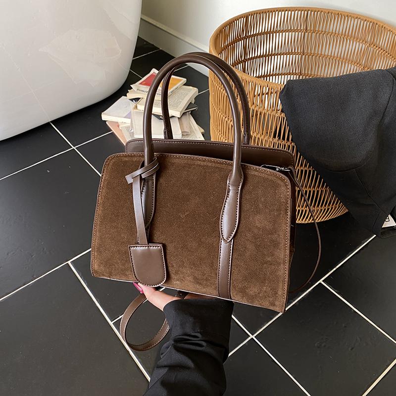 High Quality Commute Female Handbag for Woman New Simple Classic Shoulder Bag Fashion Matte Suede Women's Shoulder Crossbody Bag