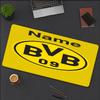 Custom Name Borussia Dortmund Theme Mouse Pad Non Slip Rubber Base Multifunctional Office Home Decor Perfect For Workspace Personalization