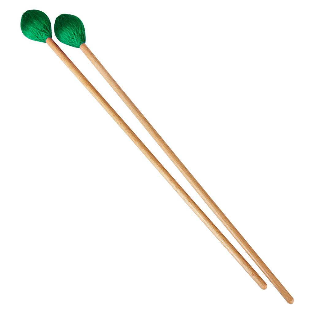 Middle Marimba Stick Mallets Xylophone Glockensplel Mallet with Beech Handle Percussion Kit Musical Instrument