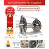 Rice Water Pipe Frame & Car Wash Gun Splitter Storage Rack Reel for Garden Watering Tools
