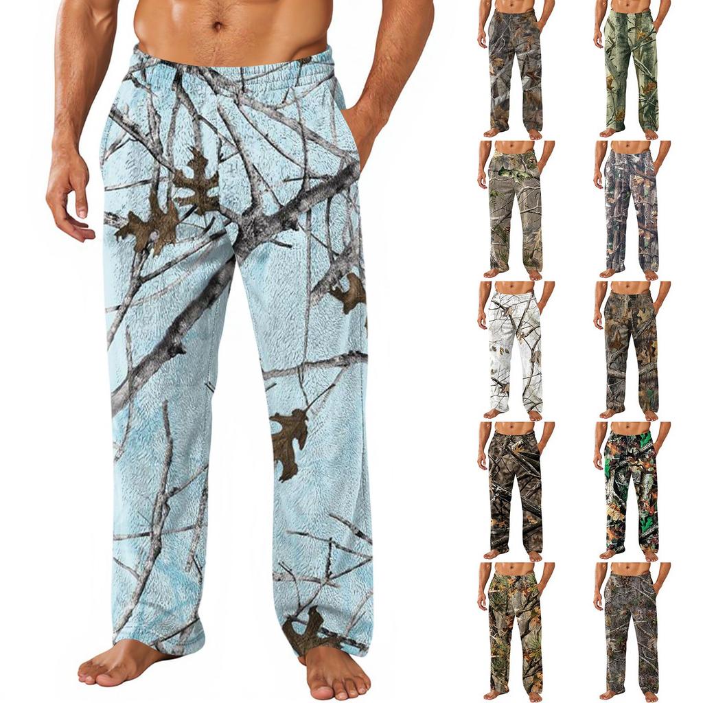 Mens Pajama Bottoms ComfyPants With Pockets Soft Loungewear Sleepwear Casual Pajamas Pant