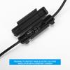 2Pcs LED Motorcycle Turn Signal Lamp Projection Lamp Sequential Flash Indicator Lights Running Light