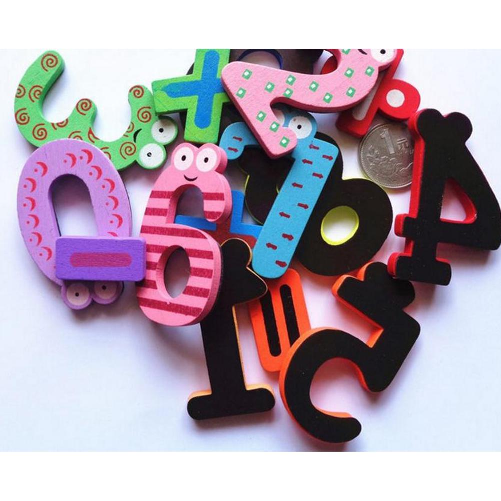 Wooden Carton Figure Shape Fridge Magnets Toy Teaching Aids for Infant