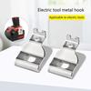 4Pcs Space Saving Metal Workshop Hook Electric Drill Belt Clip for Tool Storage In Garage or Workbench