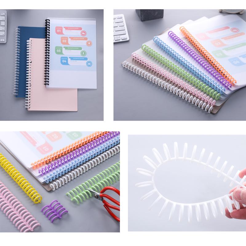30-Hole Multifunctional Loose-Leaf Binding Strip 10mm, Freely Cut, A4/A5 Clip