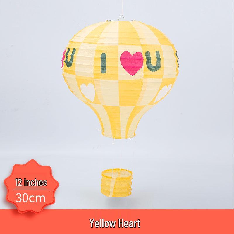 Hot Air Balloon Pendant Paper Lantern for Birthday and Kindergarten Decor