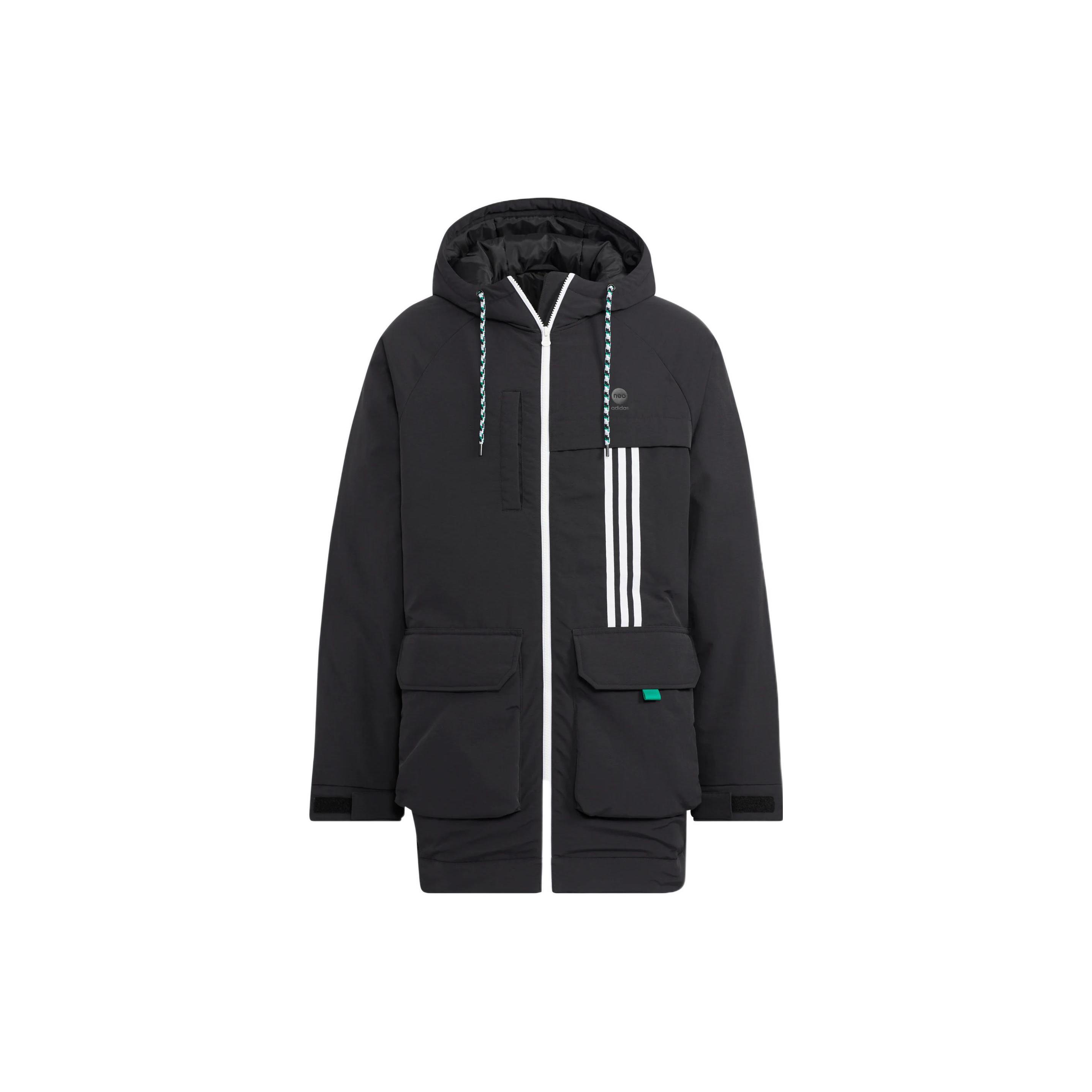 Adidas Neo Пуховик Унисекс Черный HN4763 S