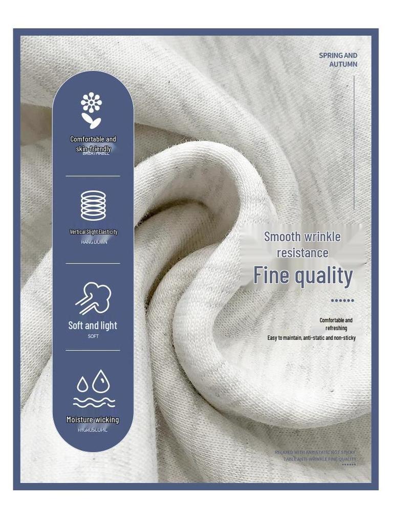 145cm White Plaid Loose Fit Joggers for Women