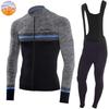 Winter Fleece Cycling Jersey Set Chilidren's Long Sleeve Clothing Winter Professional Cycling Thermal Jackets Suit MTB Uniform